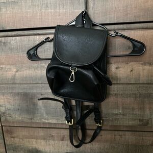 NWT mini black backpack
